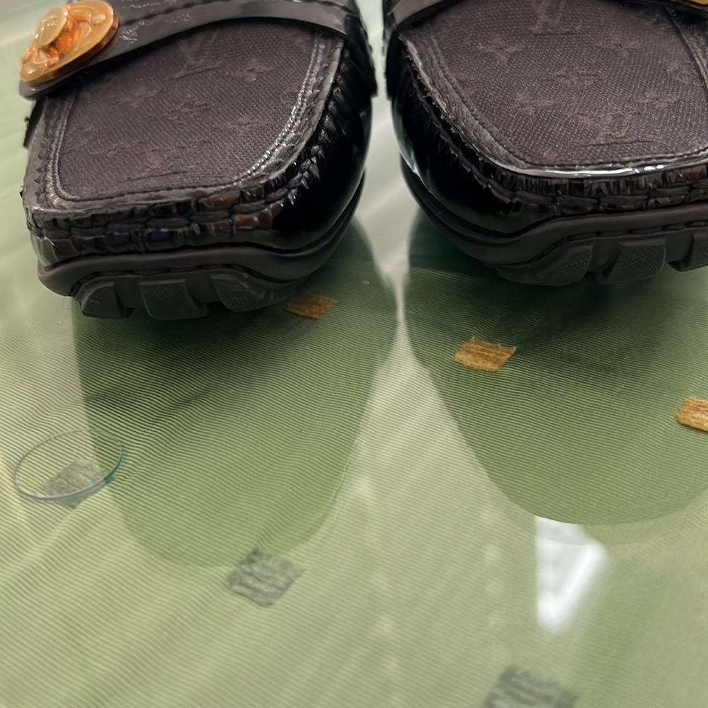 Brown Louis Vuitton loafers brand new. Size 37 1/2 - Picture 6 of 11